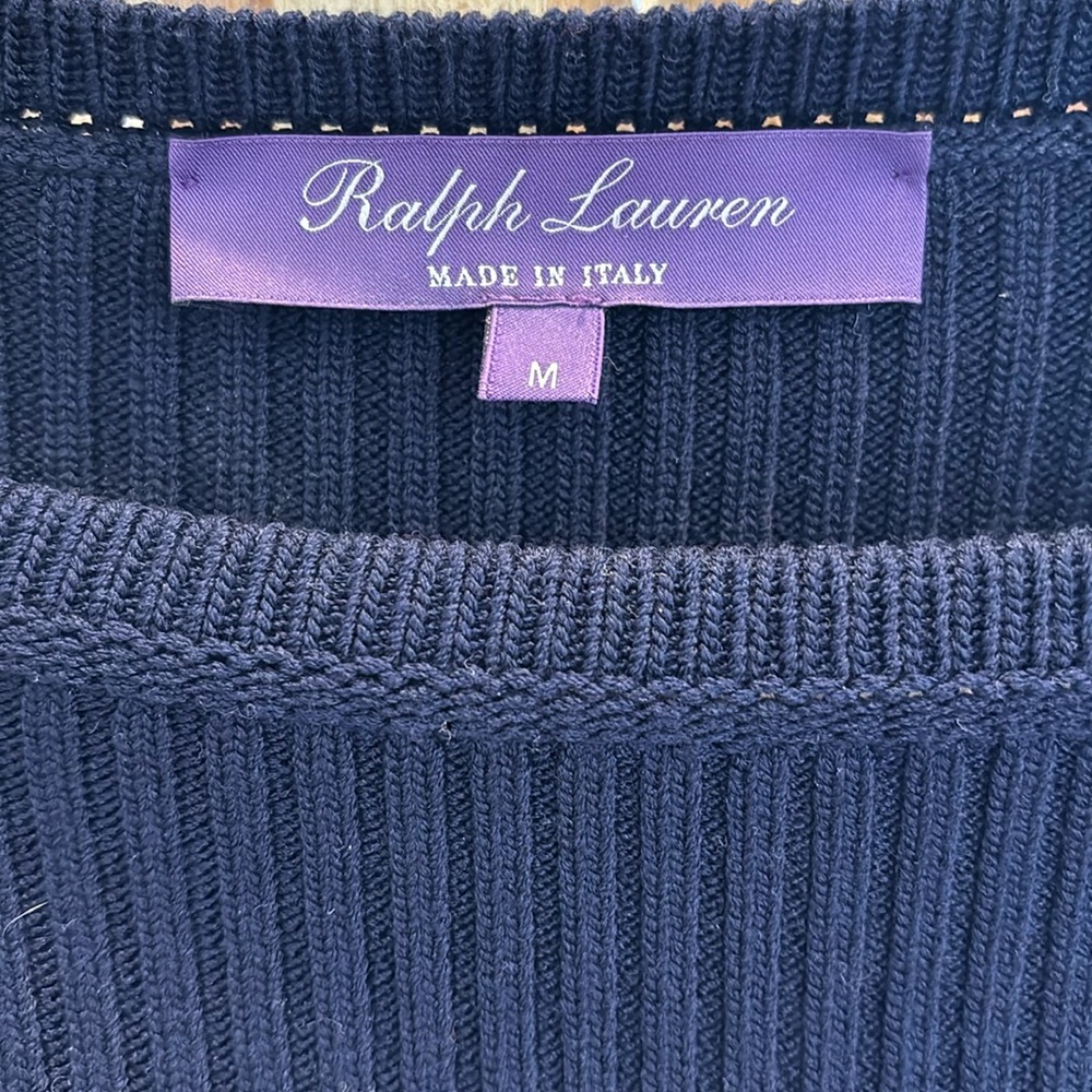 Ralph Lauren Purple Label knit top M
